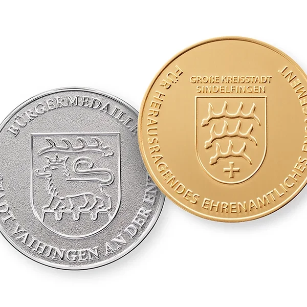 Bürgermedaille und Städtemedaille