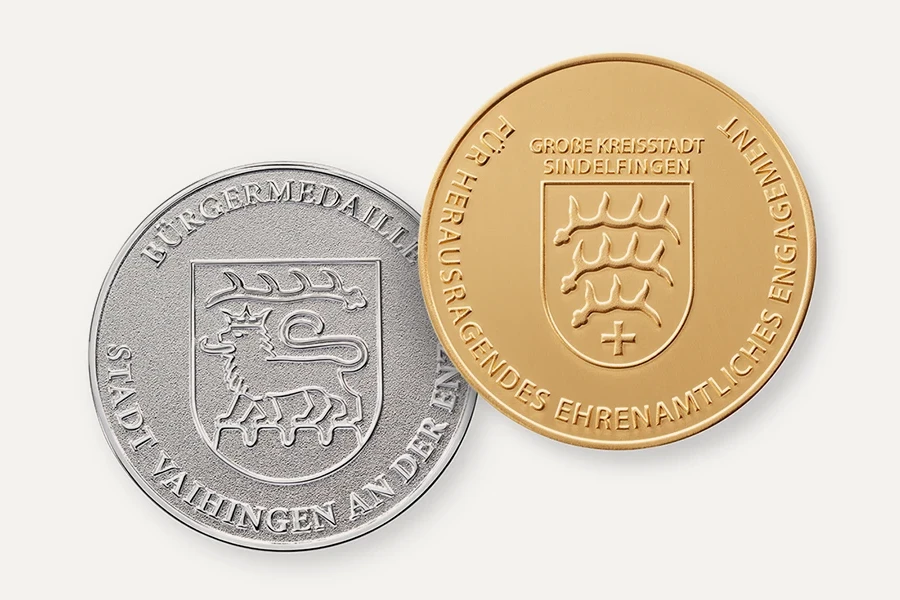 Individuelle Medaille mit Gravur